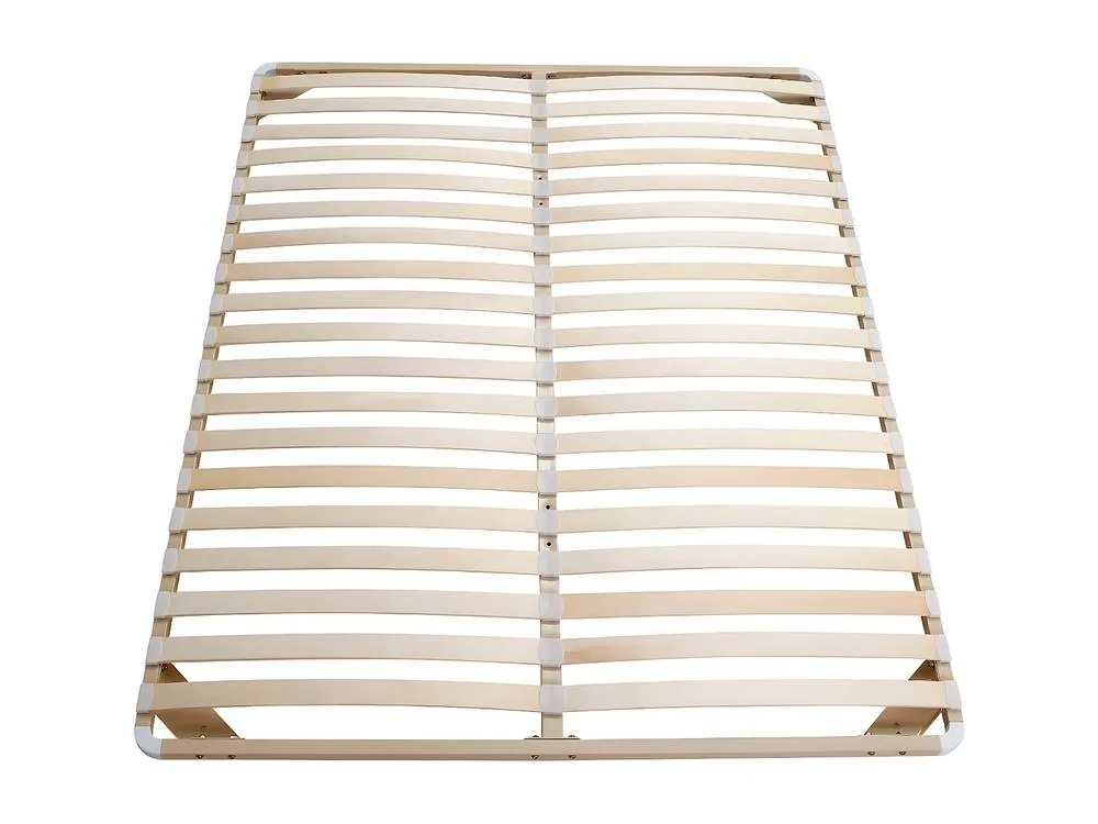 Vente-unique Slatted Bed Frame To Assemble - 140 X 190 Cm - 2 X 19 Slats - Without in Beige