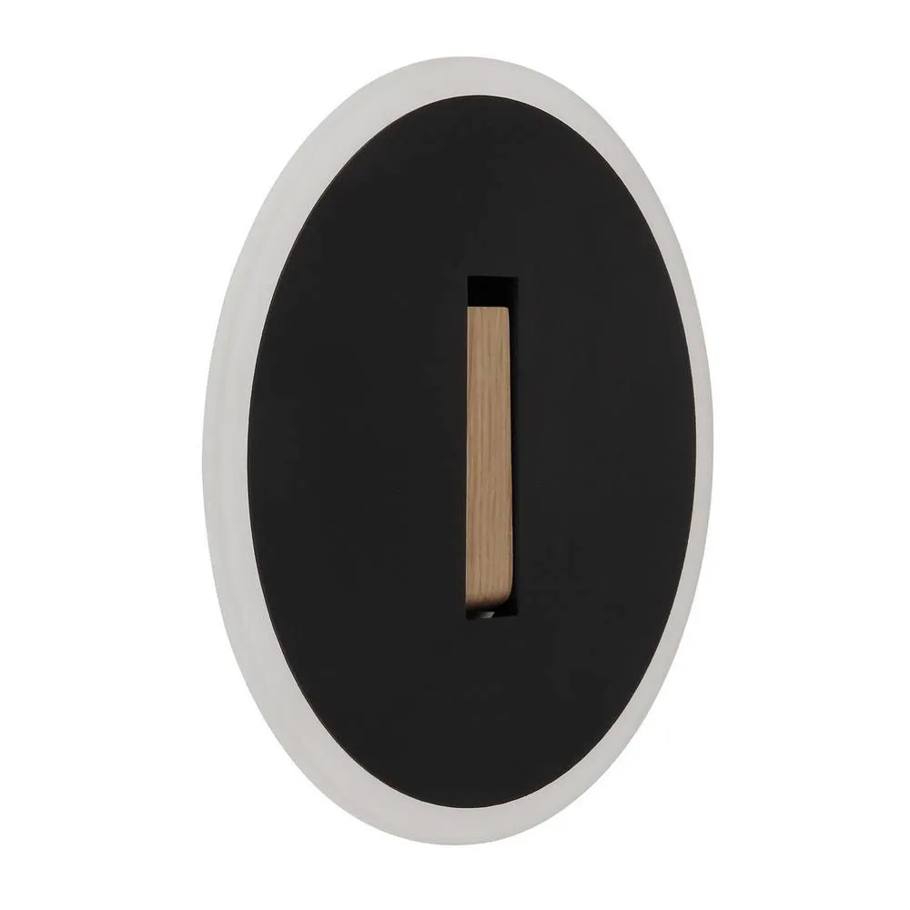 Netlighting Avery Integrated LED Wall Lamp Matt Black LED 4000K 2