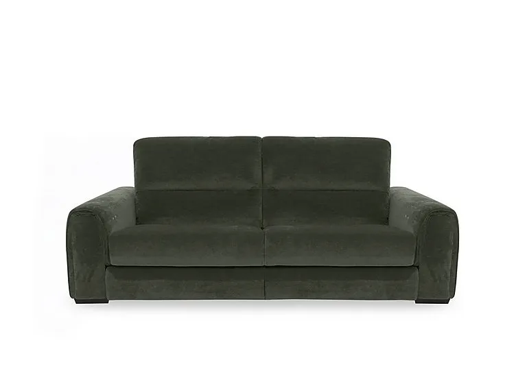 Flex Fabric 3 Seater Sofa Bed with Storage Arms - R352 Forest Green