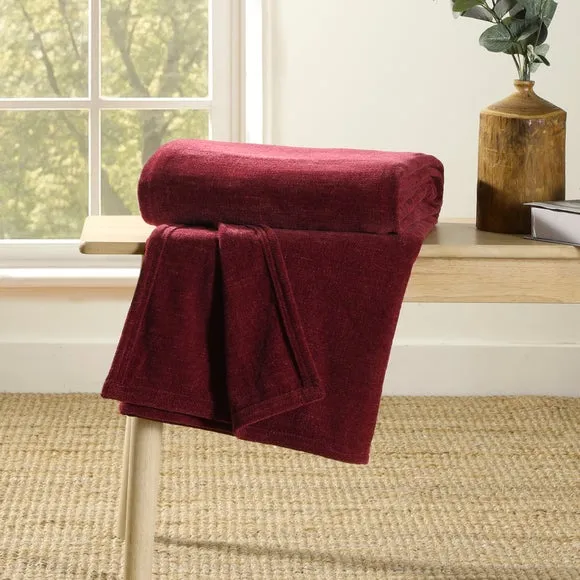 Chenille Throw Blanket 1