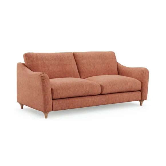Hattie Slub Faux Linen 3 Seater Sofa 6