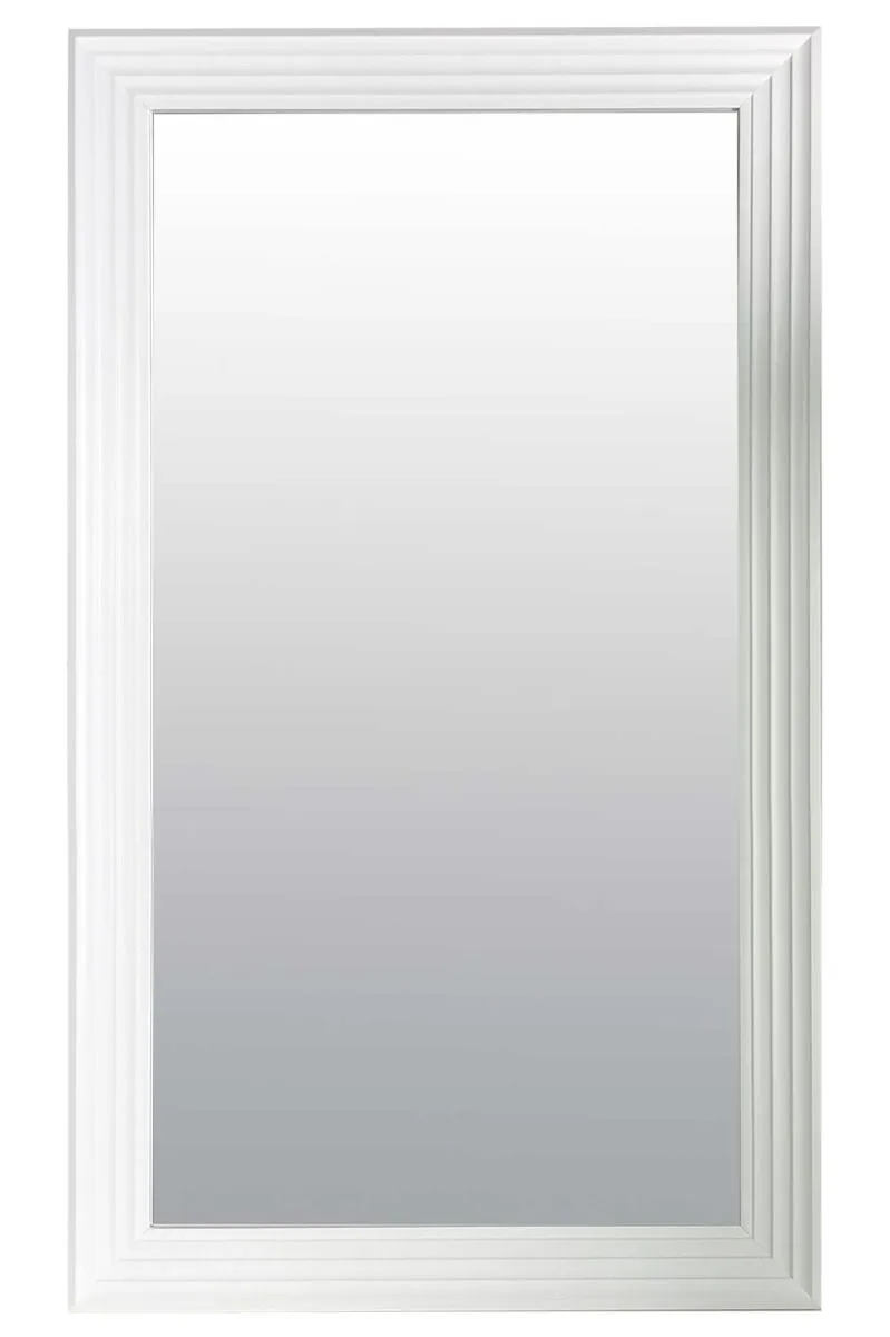 MirrorOutlet New Modern Bright White layered Wall Mirror 5ft6X2ft6 1672mmX756mm 3