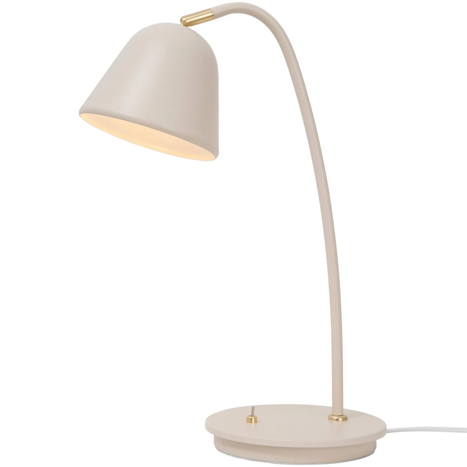 Nordlux Fleur Table Lamp Beige Metal Livingroom E14 Switch