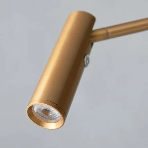 Vogue Adam Steel Adjustable Touch Dimmable Floor Lamp 4