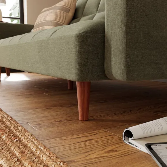Waffle Chenille Clic Clac Sofa Bed 4