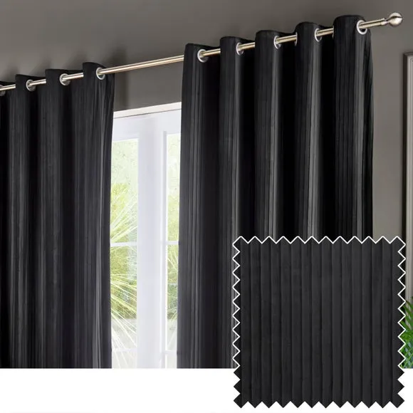 Paoletti Corinthian Eyelet Curtains 5