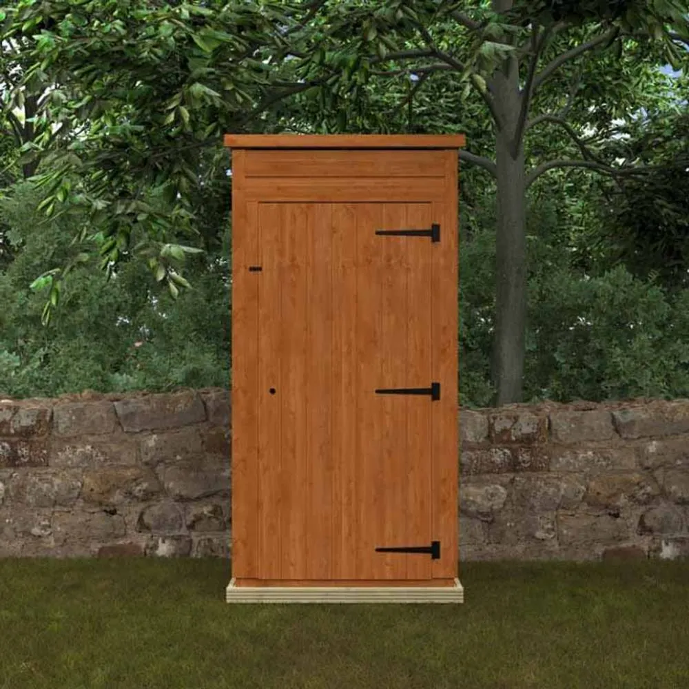 Buttercup Farm 3x2 Flex Pent Tool Room 12mm Flex - L60 x W98.8 x H213.5 cm in Burnt Orange 5