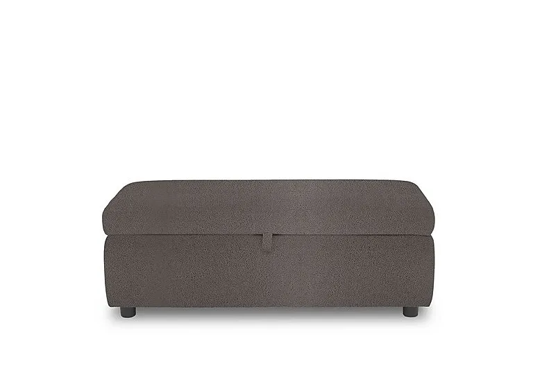 Stark 120cm Fabric Blanket Box - Dark Grey