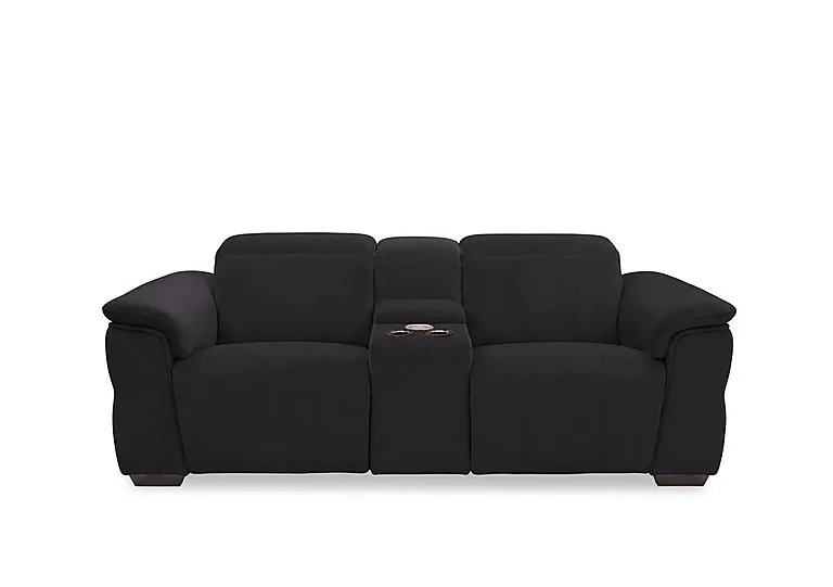 Inca Fabric 3 Seater Power Recliner Sofa with Pop Up Light Console and Power Headrests