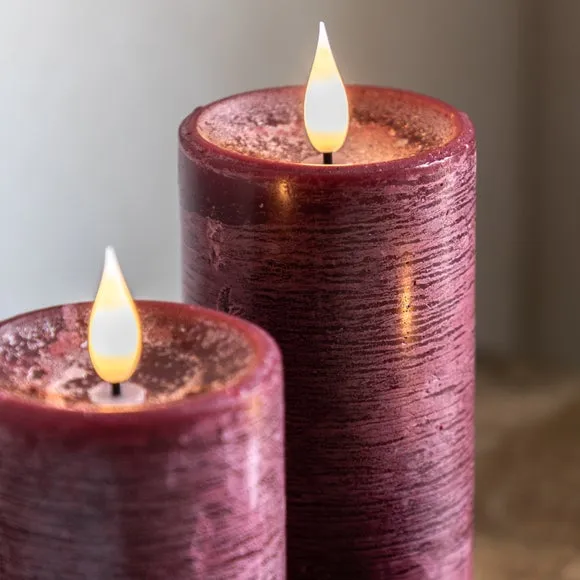 Cedar & Sage Set of 3 LED Candles 2