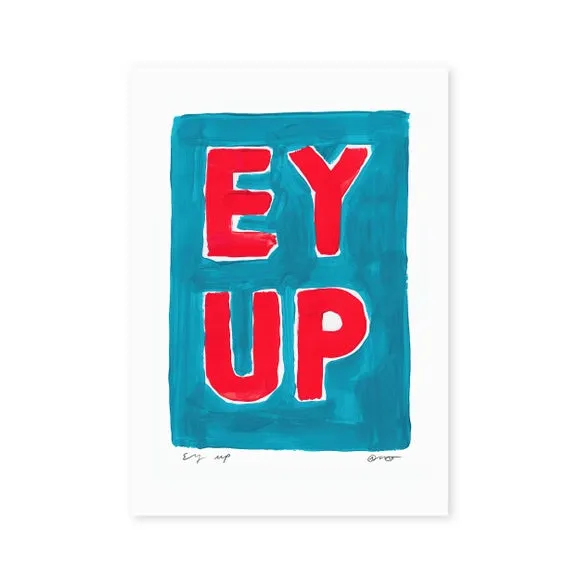 East End Prints Ey Up Framed Print 2