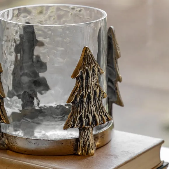 Christmas Tree Hurricane Candle Holder 2