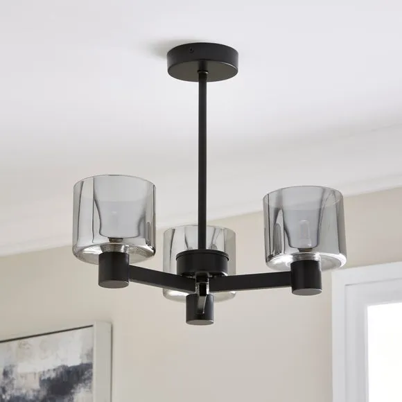 Erin 3 Light Semi Flush Ceiling Light 2