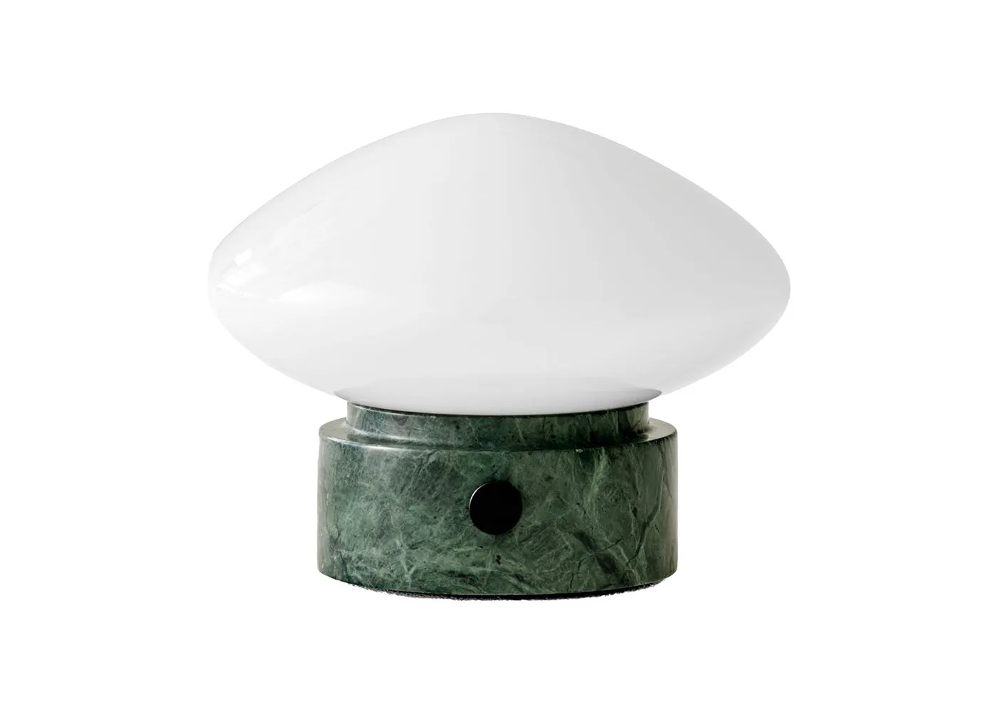 &Tradition Mist Portable Table Lamp Verde Guatemala Marble