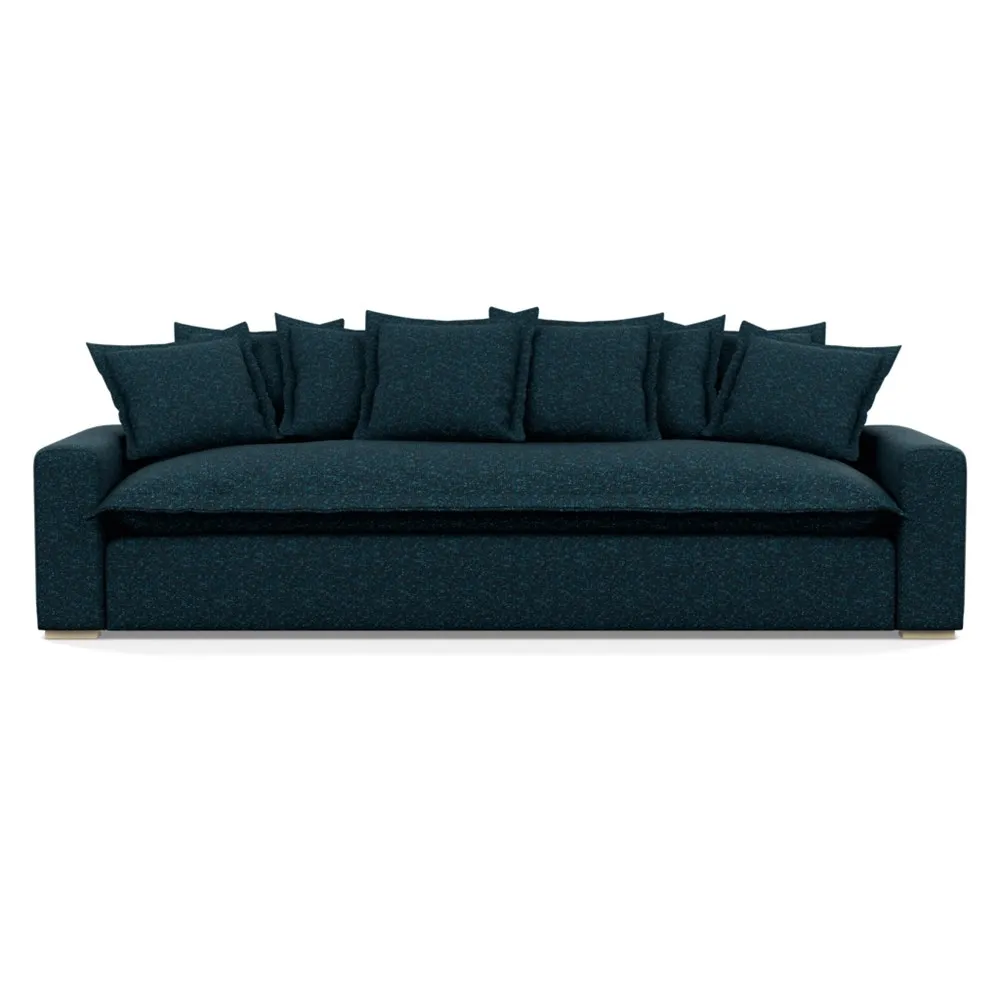Heal's Brompton 5 Seater Sofa Brecon Ink Natural Feet