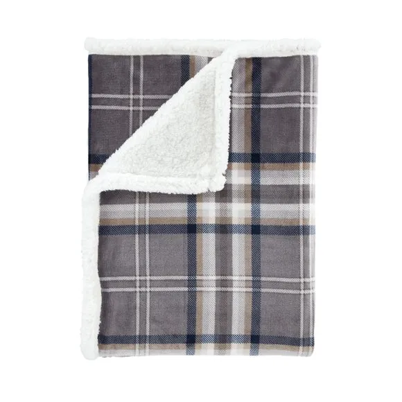Catherine Lansfield Kelso Check Throw Blanket 130cm x 170cm 3