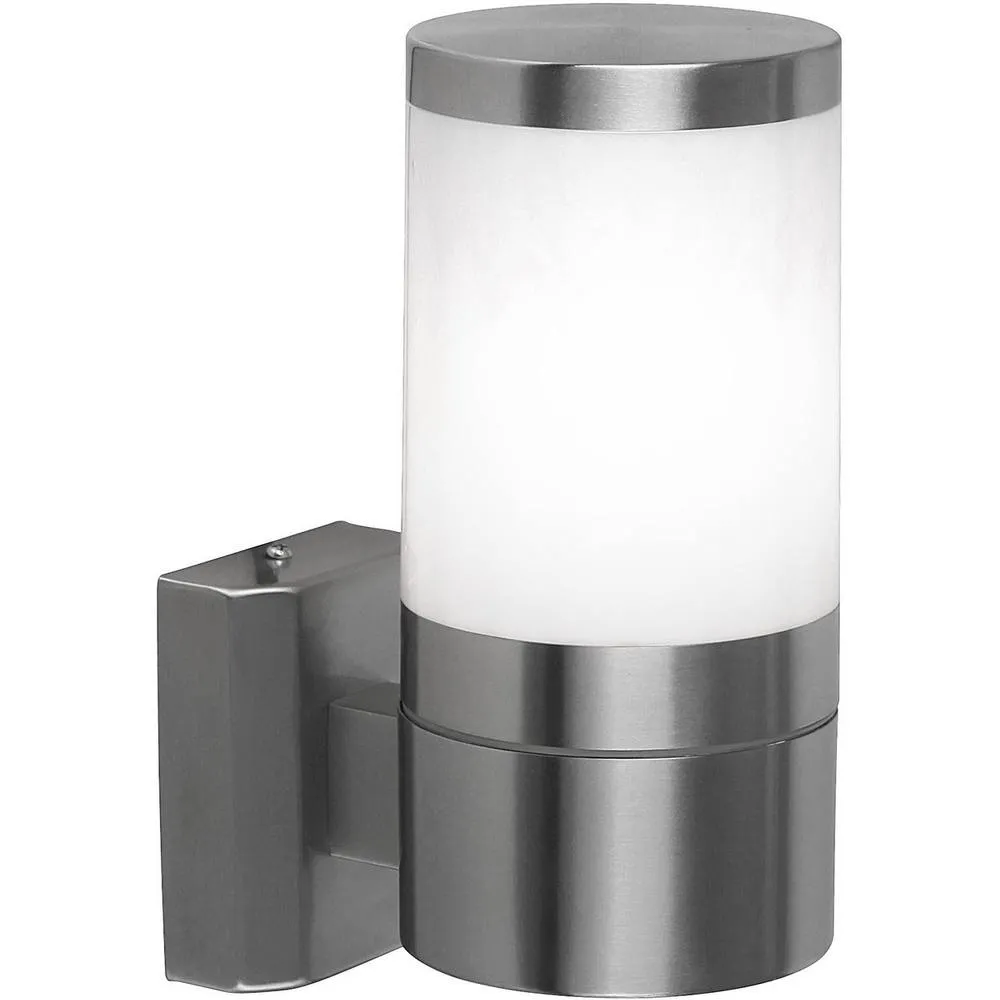 Netlighting Xeloo Outdoor Modern Wall Lamp Silver Glossy IP44 1x E27 2