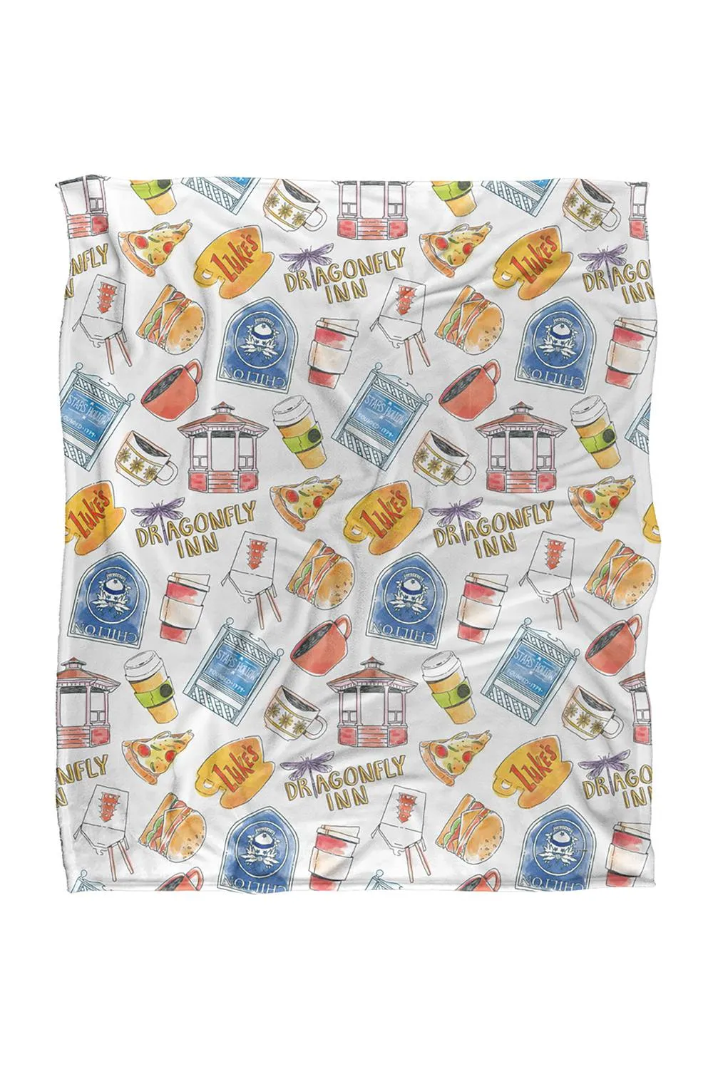 Warner Brothers Gilmore G 152x127 cm Dragonfly Inn & Lukes Soft Throw Blanket