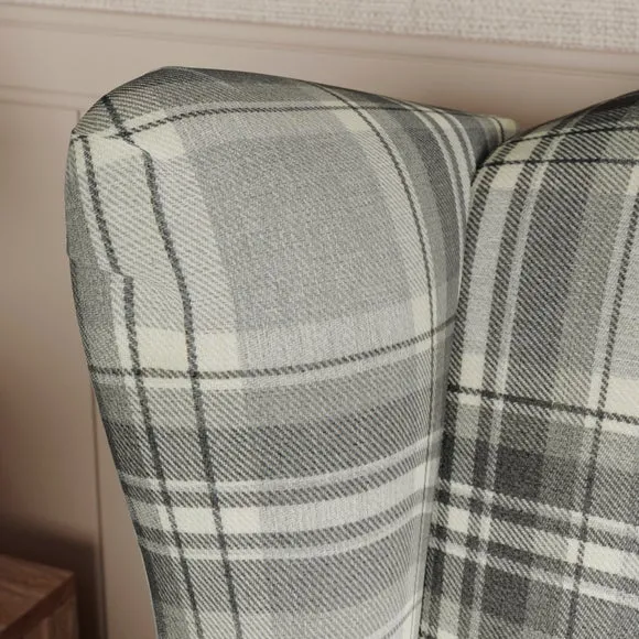 Charnwood Checked 2 Seater Armchair 4