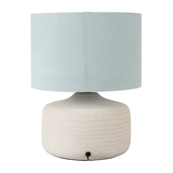 Kai Duck Egg Textured Ceramic Table Lamp 3