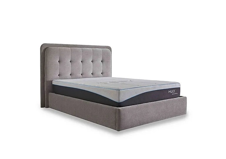 Ray LED End Lift Ottoman Bed Frame - Double