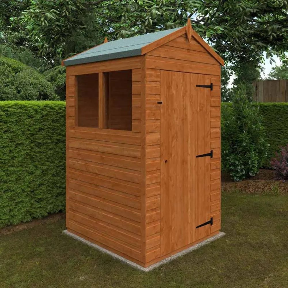 Buttercup Farm 4x4 Flex Apex Summerhouse Garden Sunroom 12mm Flex in Burnt Orange 2