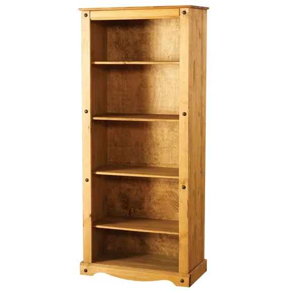 Corona Tall Bookcase, Pine 2