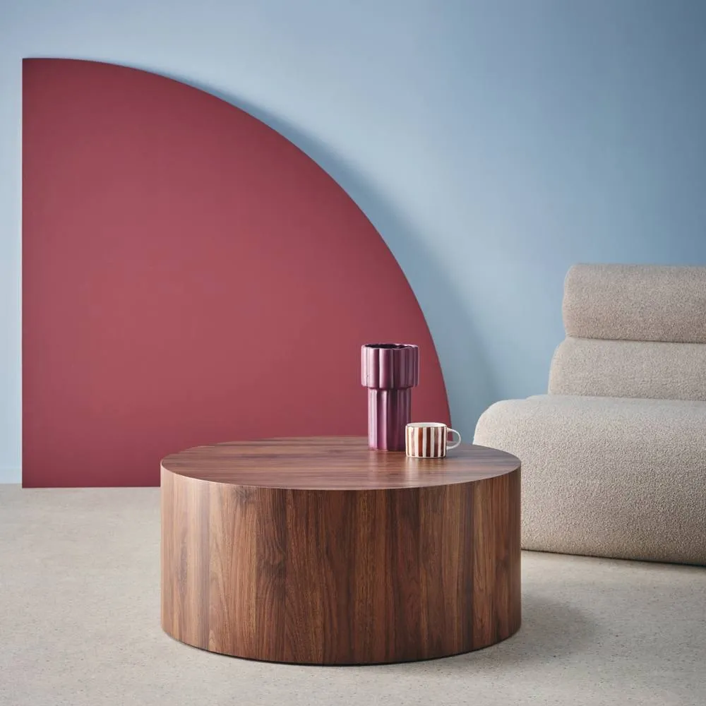 sweeek Round coffee table in Dark Brown