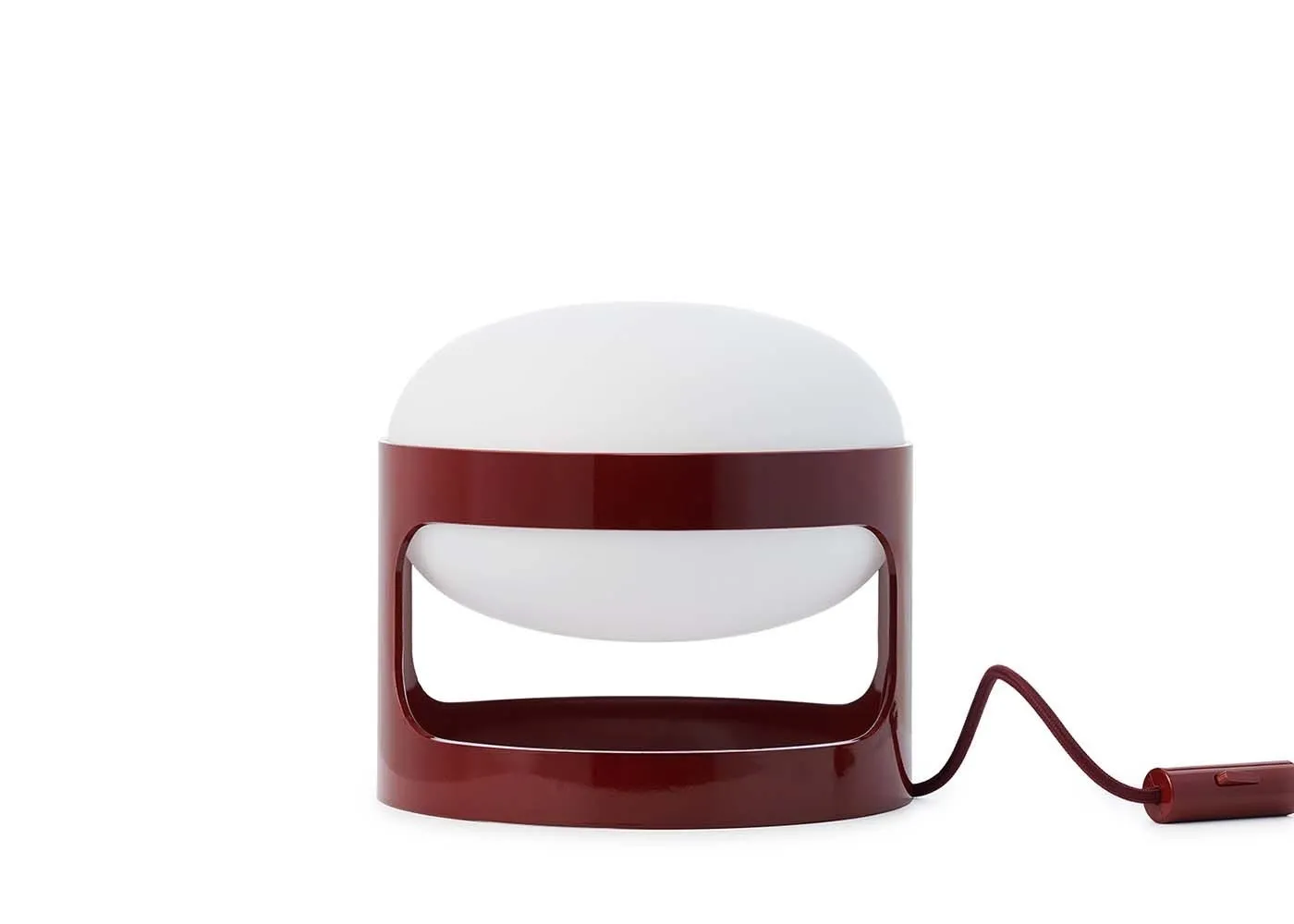 Kartell KD28 Table Lamp Burgundy 1