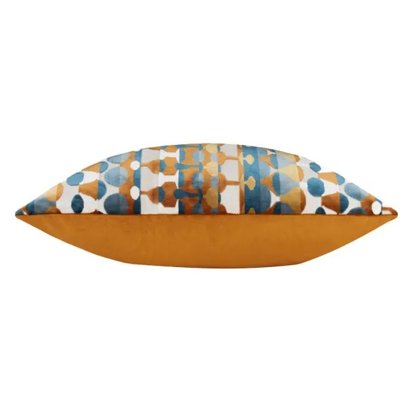 Furn. Metro Abstract Velvet Rectangle Cushion 4