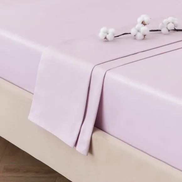 Dorma Smooth & Soft 300 Thread Count 100% Cotton Sateen Flat Sheet