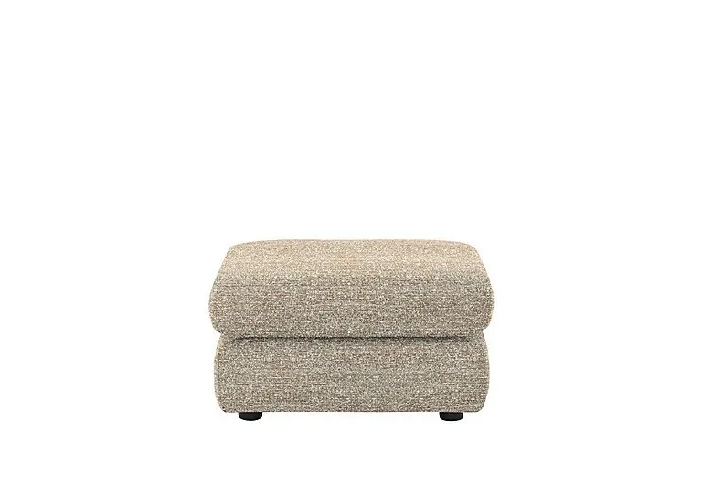 Avon Fabric Storage Footstool - Kampala Beige