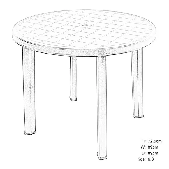 Revello Round Table Anthracite 3