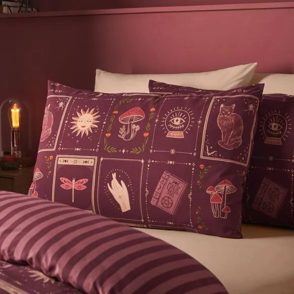 Catherine Lansfield Enchanted Witchcraft Polycotton Duvet Cover & Pillowcase Set 4
