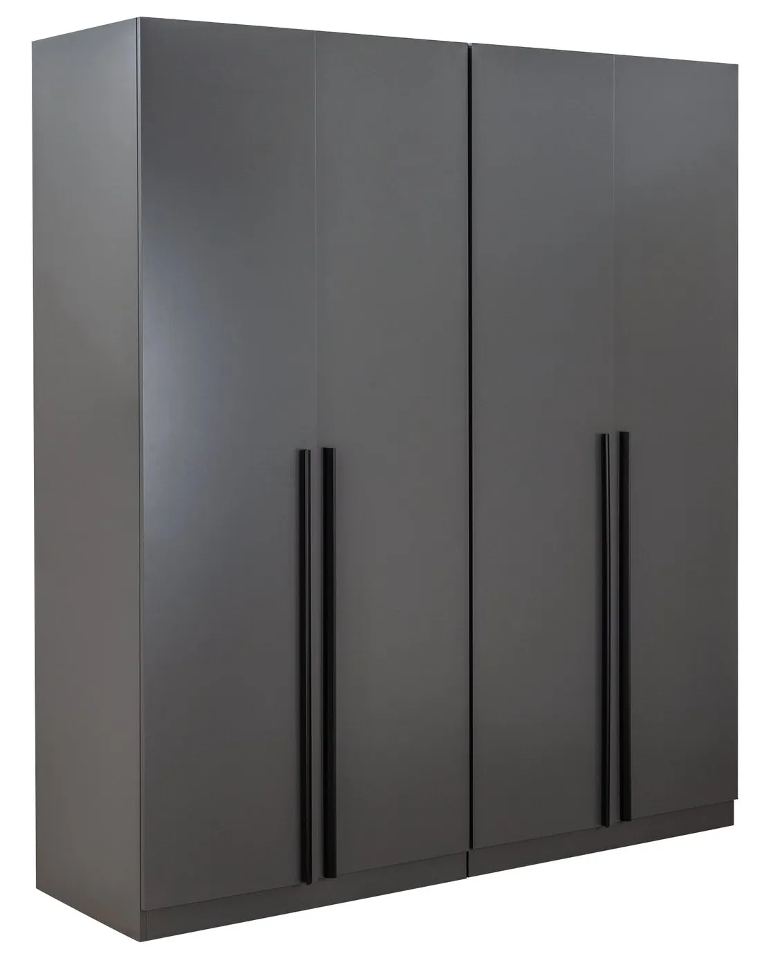 Habitat Munich 4 Door Wardrobe - Anthracite