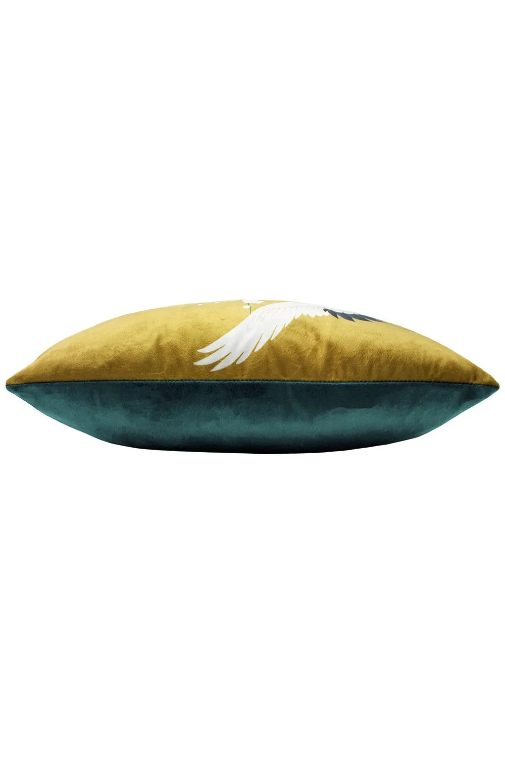 Paoletti Kensho Crane Printed Cushion in Gold 3