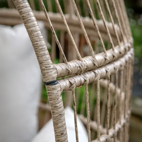 Cedar & Sage Melfi Wicker Egg Chair 2
