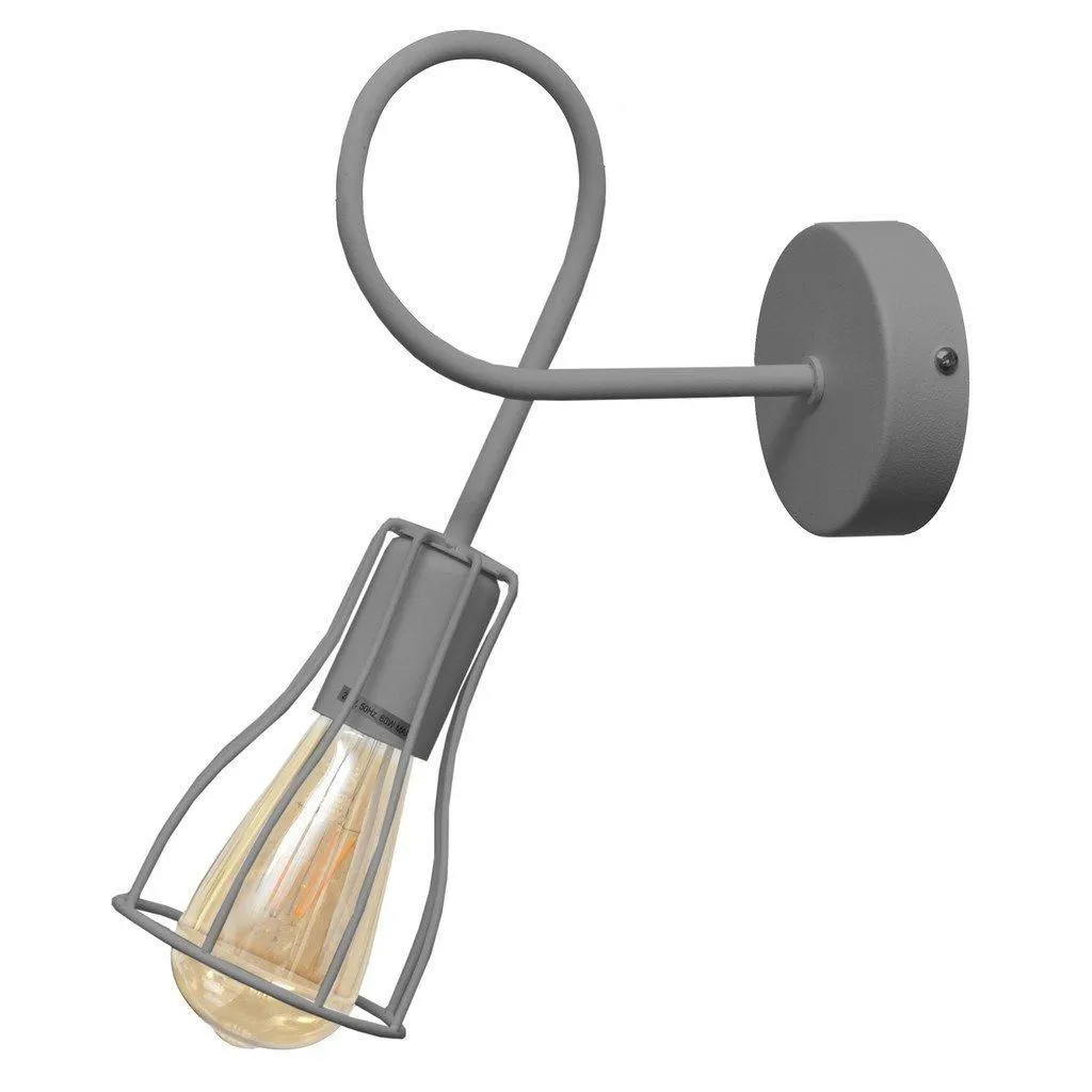 Netlighting Oxford Wall Lamp Grey 10cm