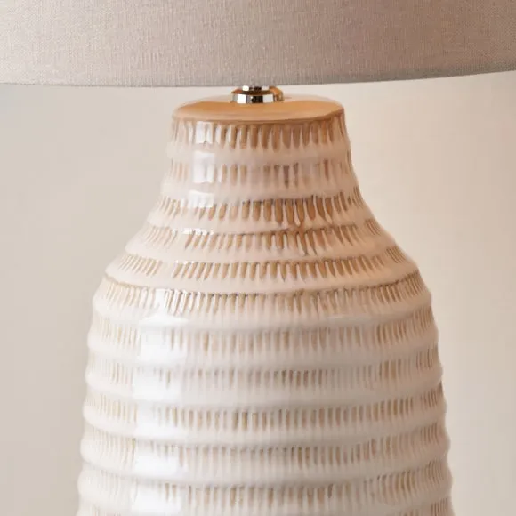 Return - Pacific Lifestyle Nya Scratch Effect Table Lamp 2