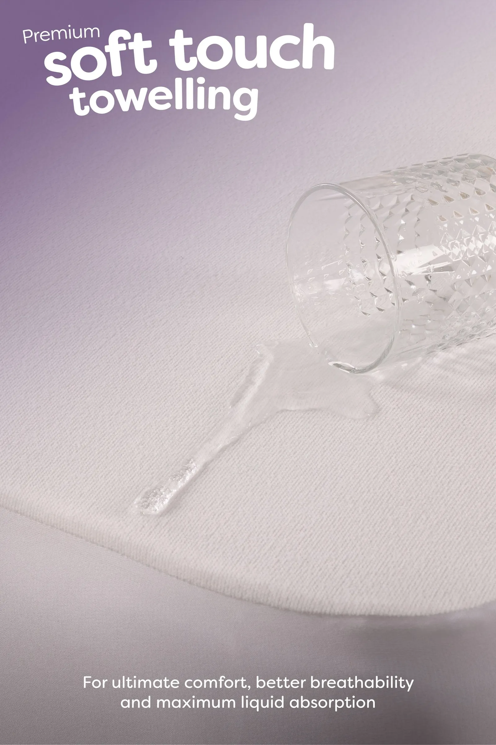 Slumberdown Waterproof Protect Mattress Protector in White 4