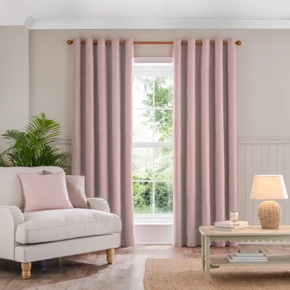Luna Brushed Eyelet Curtains (Blackout Available) 2