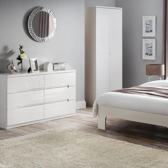 Manhattan Double Wardrobe, White 5