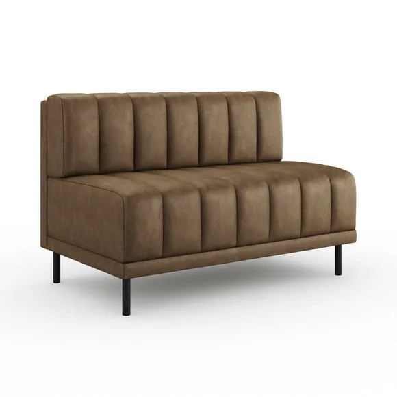 Amali Long Dining Bench, Faux Leather 6