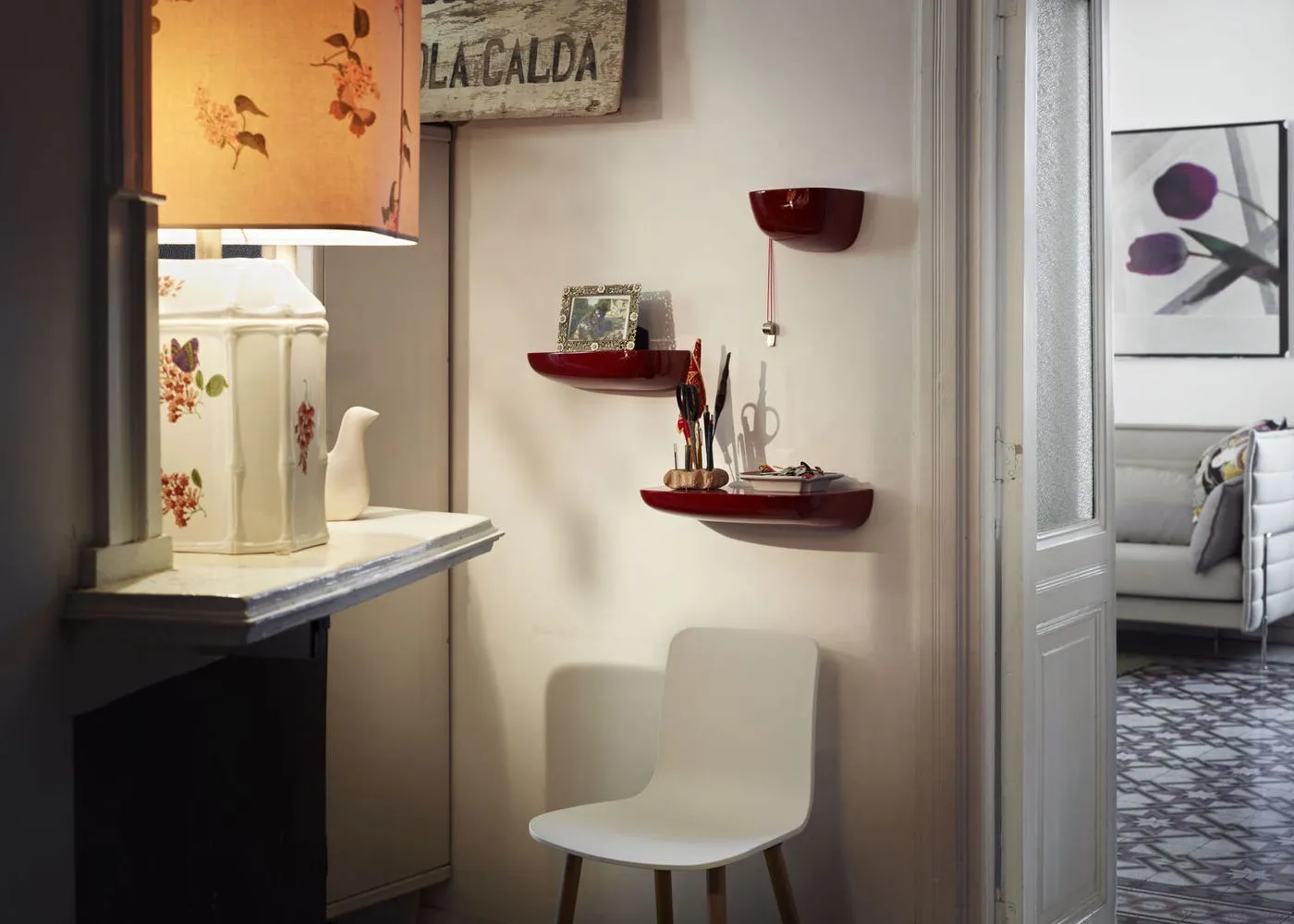 Vitra Corniches Khaki Small Shelf 4