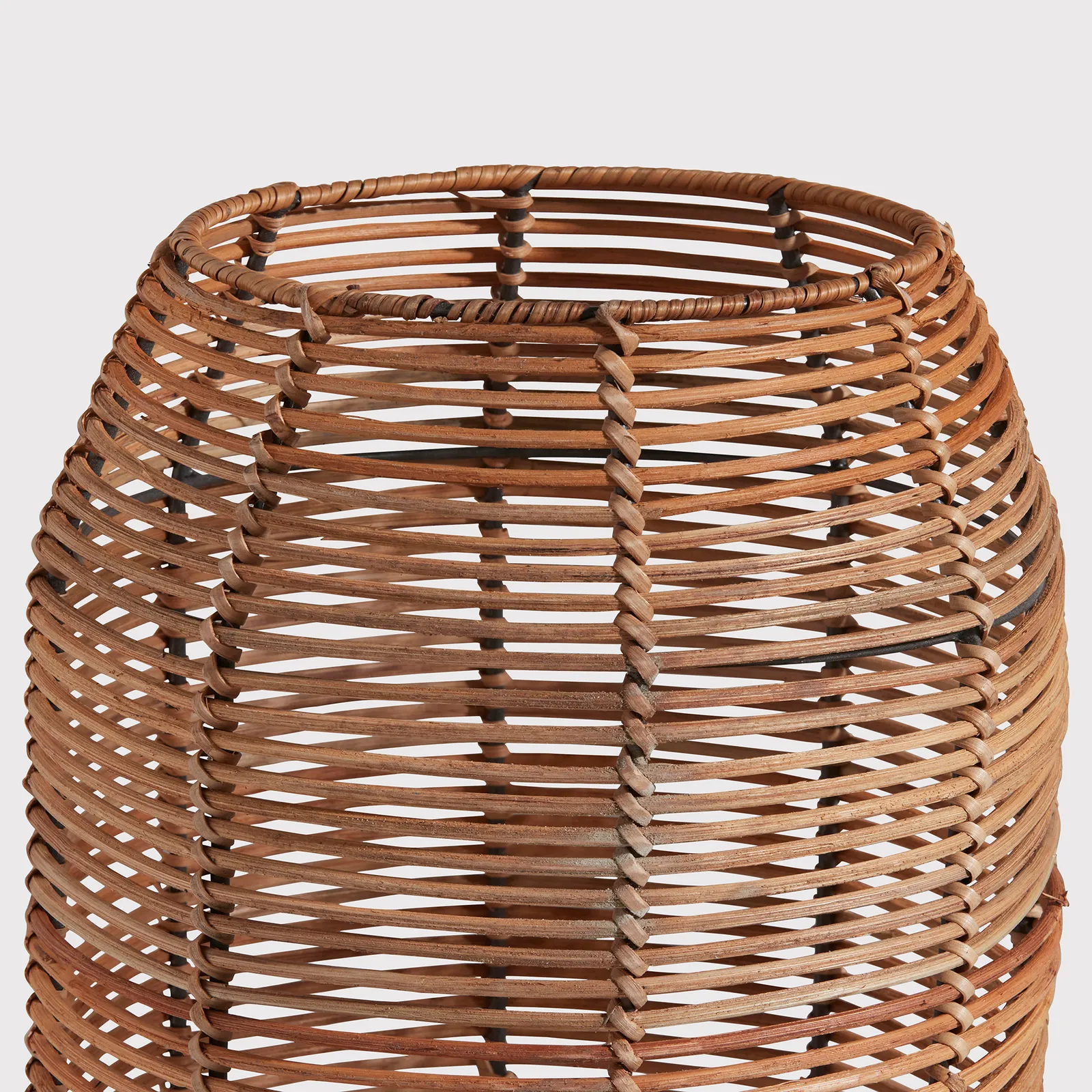 Rattan Floor Lamp, Neutral | Barker & Stonehouse 3