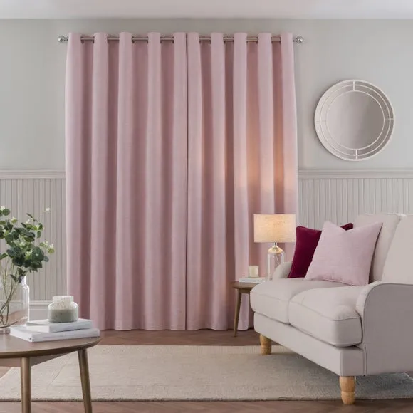 Genoa Chenille Blackout Eyelet Curtains 5