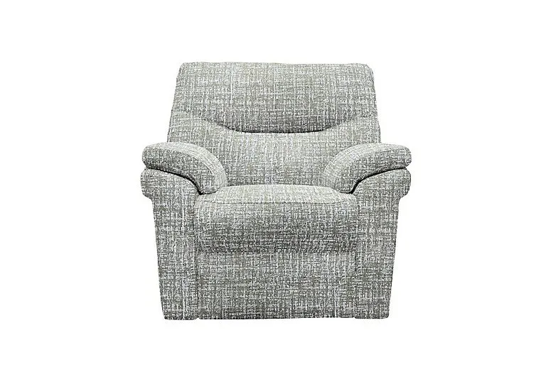 Seattle Fabric Power Recliner Armchair with Heated Seat - Shore Oatmeal