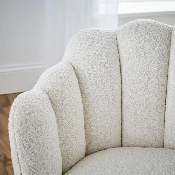 Vivian Dining Chair, Ivory Boucle 3