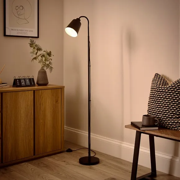Sanford Goose Neck Adjustable Floor Lamp 2
