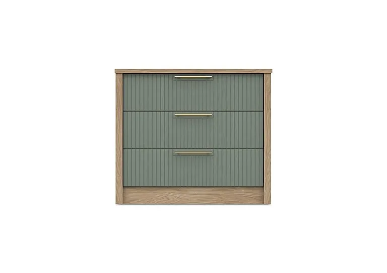 Chelsea 3 Drawer Chest with Gold Handles